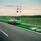 Electric priority lane with electric car