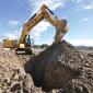 Caterpillar 390f Excavator at demonstration centre