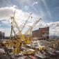 Liebherr’s stand at the Conexpo 2014 