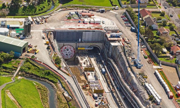 The breakthrough of the TBM is the latest stage in New Zealand’s Waterview project New Zealand’s Waterview project