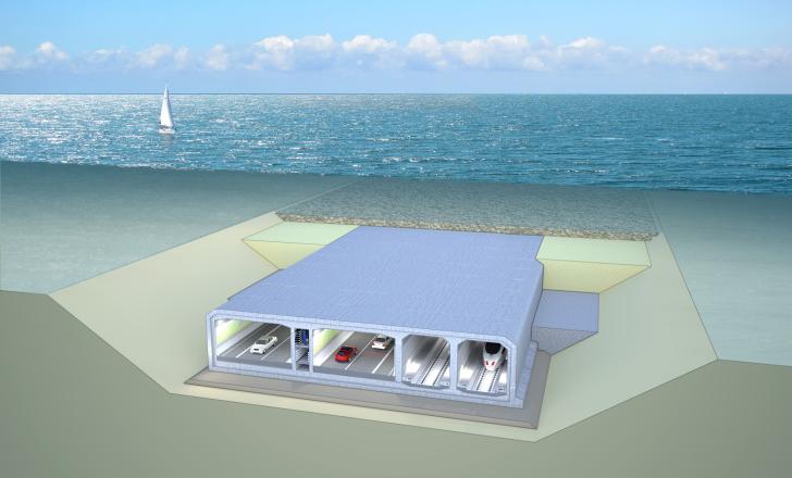 Tunnel immersed in cost issues Fehmarn Belt Fixed Link between Denmark and Germany