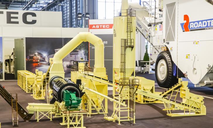 The Double-Barrel XHR plant does not require a separate RAP dryer. Astec Asphalt Plant Model