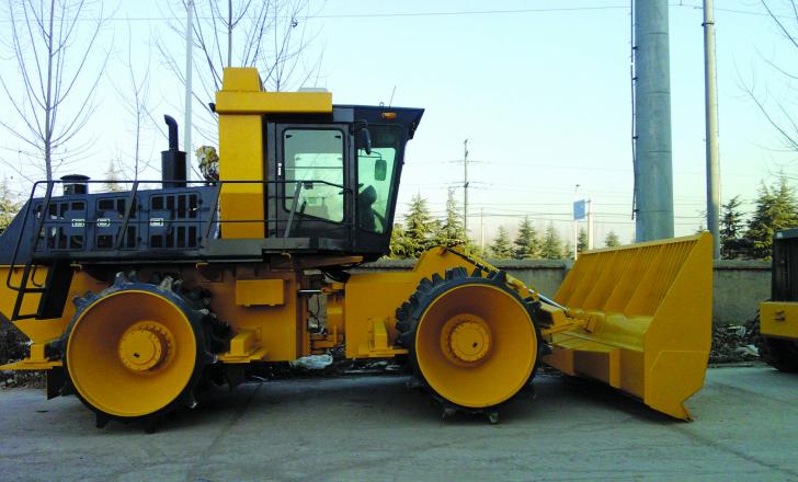 Shantui has supplied a number of compaction units to North Africa Shantui compaction unit