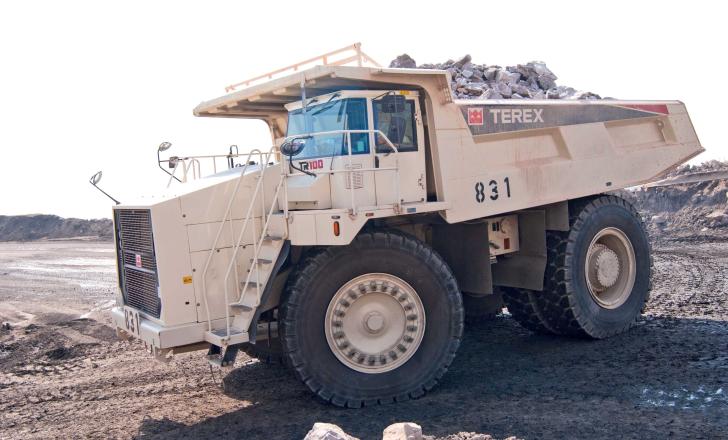 The TR100 rigid hauler is the top-of-the-range model in the Terex Trucks line-up Terex Trucks TR100 rigid hauler