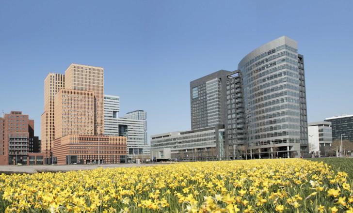 Quiet before the storm in Amsterdam's Zudias district Amsterdam Zuidas Project