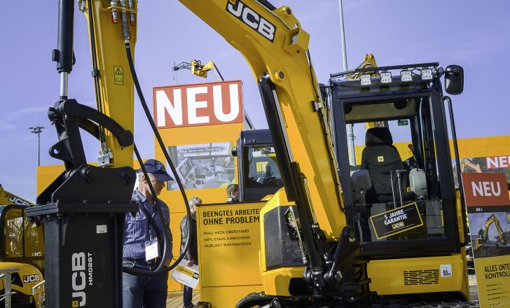 Routine maintenance is required less often with the new JCB line of mini excavators bauma 2016 Daily News JCB 48Z-I excavtors