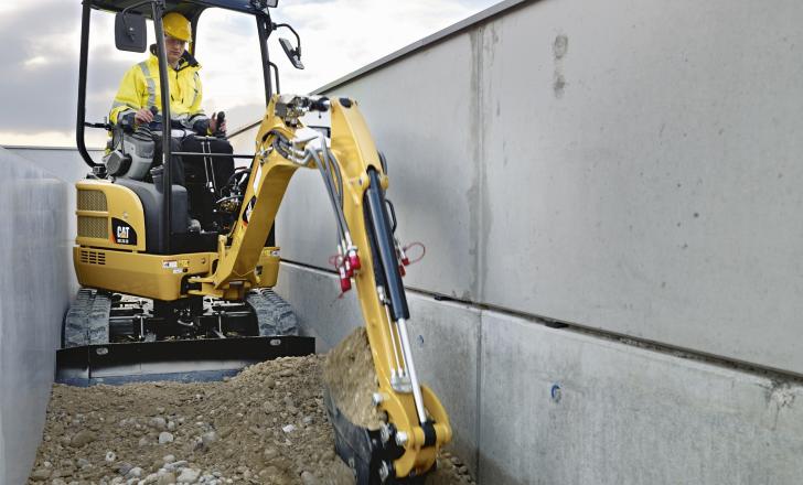 Caterpillar and Wacker Neuson are to end their manufacturing partnership for mini excavators Caterpillar mini excavator