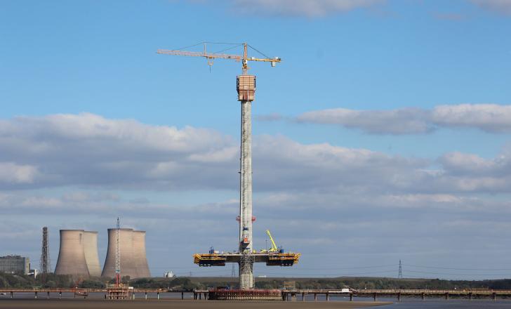 The Mersey Gateway Bridge project in the UK has reached a major milestone in its construction Mersey Gateway Bridge project