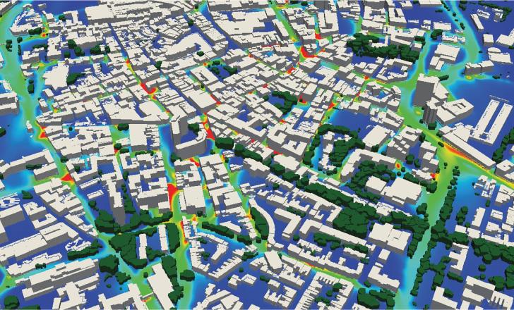 Greening the urban environment by using trees to cut pollution using trees to cut pollution