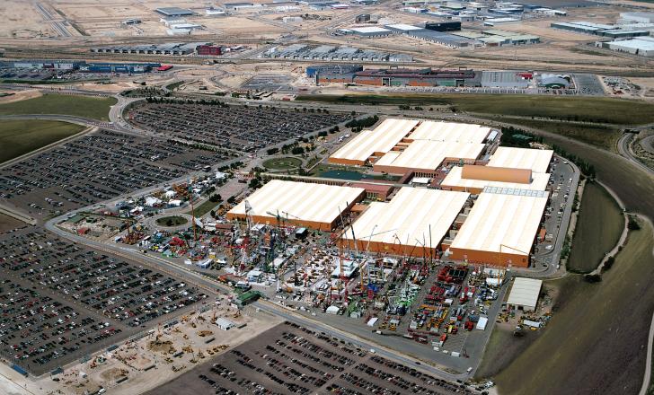 SMYOPC in Zaragoza: 64,000m² of event space, including outdoor areas. SMYOPC in Zaragoza