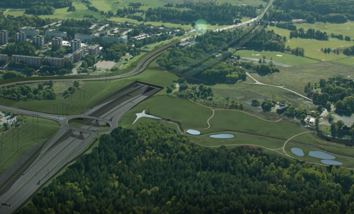The new Stockholm Bypass project will direct traffic away from the city centre and help reduce congestion at peak periods swedishtunnel
