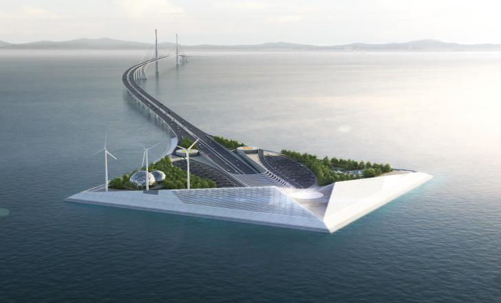 Big is best: the proposed 24km ShenZhong Link will connect the Chinese cities Shenzhen and Zhongshan in Guangdong province (photo courtesy DISSING + WEITLING architecture) China's proposed Shenzhen and Zhongshan Link