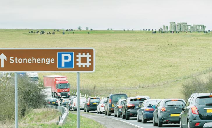 Unhinged around Stonehenge: Cars congested on England’s A303 April 2018-UK-TurnerStonehenge.jpg