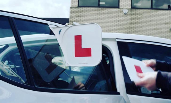 Euro Road Safety’s Insight vehicle sign system for learner drivers Learner sign.jpg