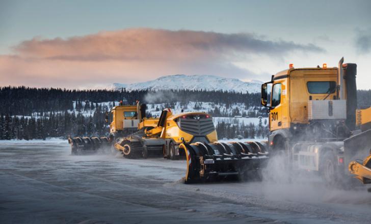 Yeti Snow Technology, co-owned by Semcon and Øveraasen Snow Removal Systems, is developing autonomous snowploughs for Norwegian airport operator Avinor Yeti - Autonomous snowplough - 1.jpeg