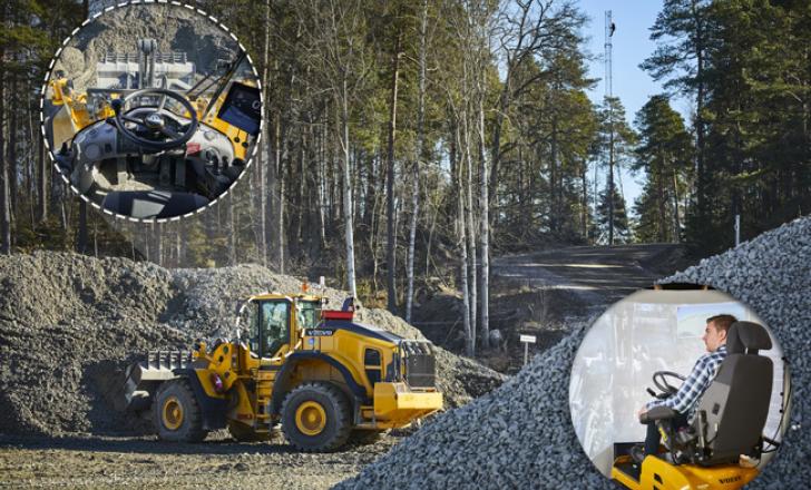 Volvo CE is testing the use of remote controlled technology at its facility in Eskilstuna, Sweden, using the latest 5G communications technology PressRelease2019-March11-01.jpg