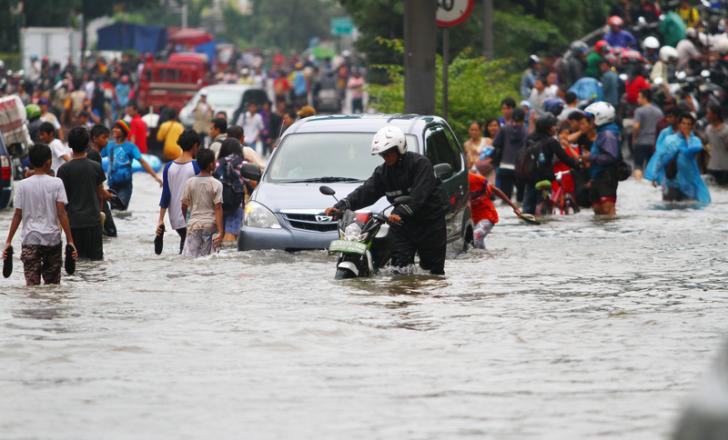 Indonesia’s current capital, Jakarta, suffers from numerous issues with flooding as one of its problems, the reason why a new capital is being planned - image © courtesy of Akbar Solo, Dreamstime.com