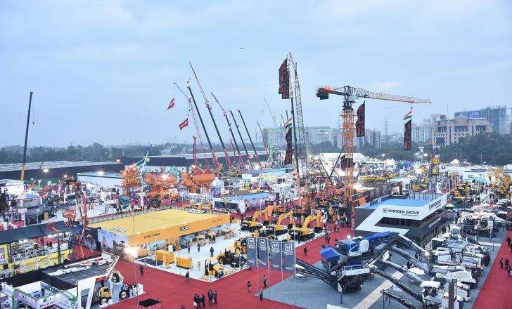 A previous staging of the bauma CONEXPO INDIA exhibition pic: Messe Munchen A previous staging of the bauma CONEXPO INDIA exhibition pic: Messe Munchen