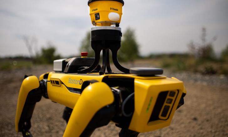 A new partnership between Trimble and Boston Dynamics will see autonomous surveying technology being available for construction