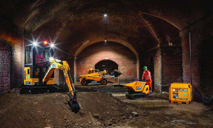 JCB is now offering a range of all-electric machines as well as fast charging and power solutions