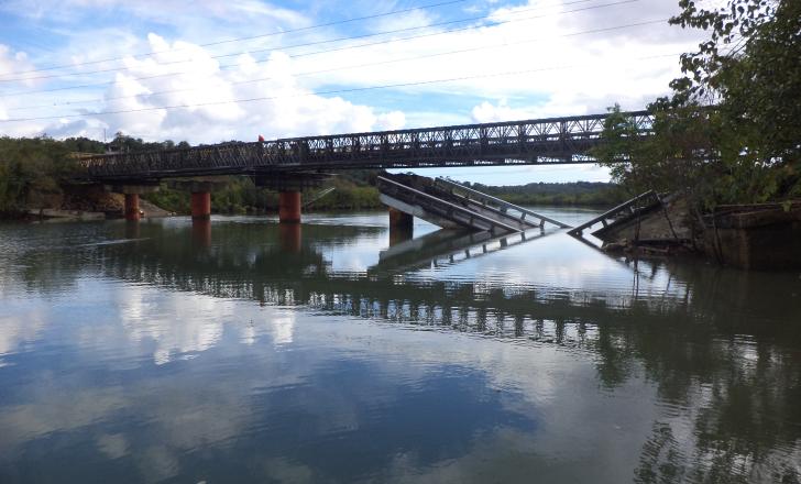 A consignment of emergency bridges supplied to Ghana will help provide better access in remote areas