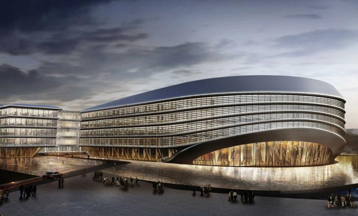 The main structure has been completed at the SANY Global Construction Machinery R&D Development Center The main structure has been completed at the SANY Global Construction Machinery R&D Development Center