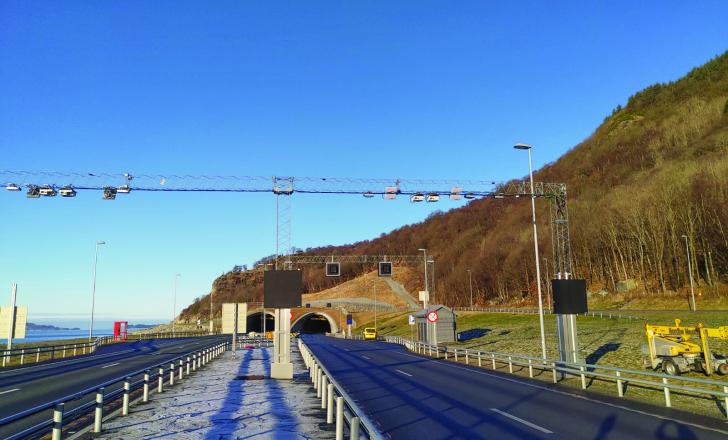 The Ryfylke Tunnel is 14.3km long and 292m deep (photo courtesy Kapsch TrafficCom)