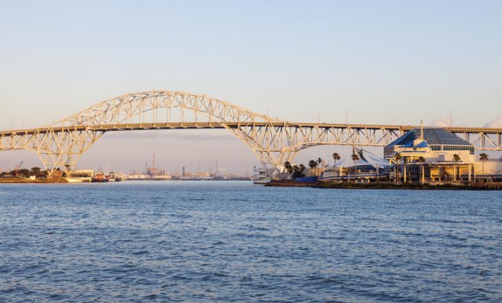 The Corpus Christi Harbor Bridge in Texas is one of many US bridges needing attention according to a report by ARTBA -image courtesy of © Benkrut, Dreamstime.com