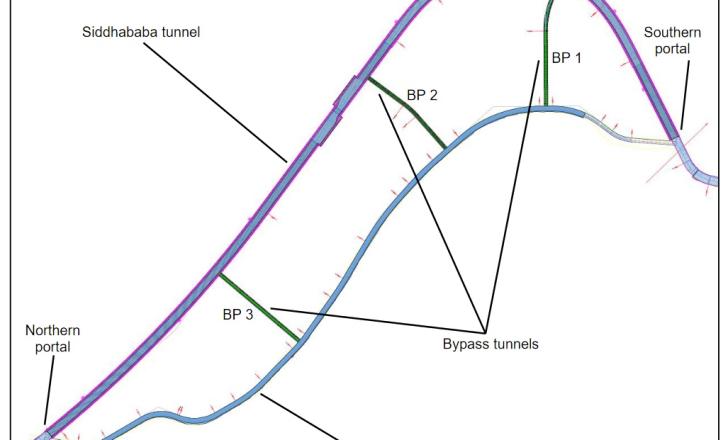 The new tunnel provides an important transport connection for Nepal