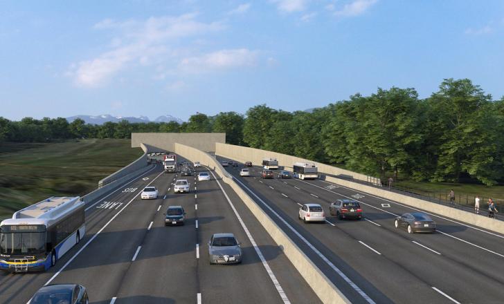 The new eight-lane George Massey Tunnel will be in operation in 2030, with the cost estimated at US$3.3 billion (Image courtesy of the government of British Columbia)