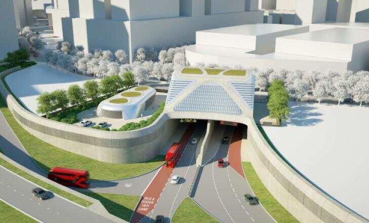 A 25-year design, build, finance, operate and maintain contract includes the design of a 1.4km twin-bore tunnel under the River Thames (image courtesy Transport for London – TfL)