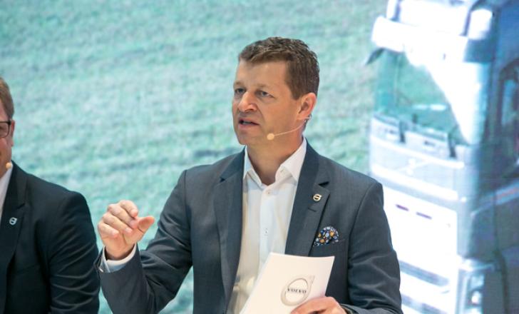 Volvo CE chief executive Melker Jernberg says a 26% reduction in Chinese orders in Q3 has been offset by performance in Europe, North America and elsewhere