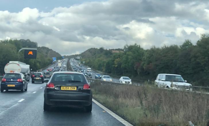 The UK’s smart motorways are intended to reduce congestion but there are concerns over safety – image © courtesy of Petra Schwimmbeck