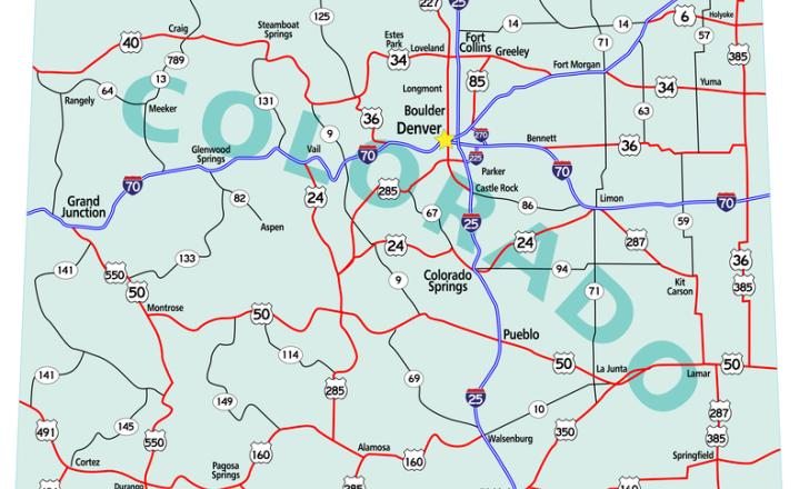 An improved highway stretch will cut congestion in Colorado – image courtesy of © Stacey Lynn Payne, Dreamstime.com