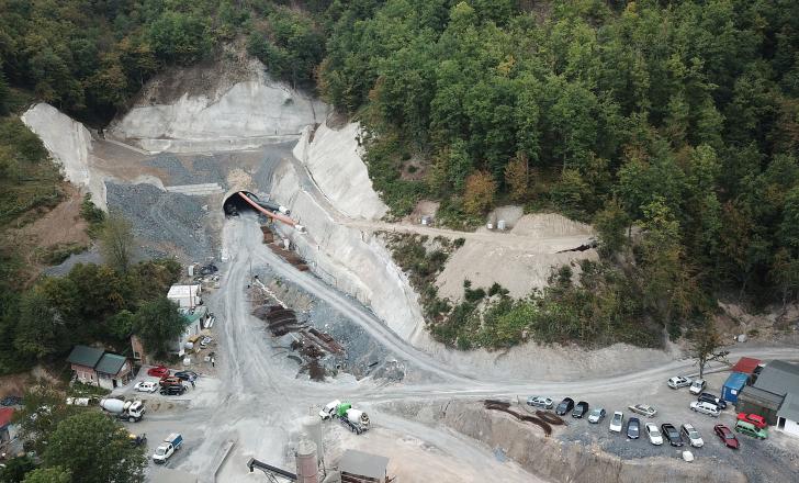 Cost of the nearly 6km-long double-tube tunnel will be around €92 million (image courtesy JP Autoceste FBiH)