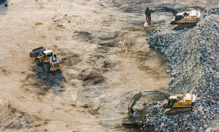 Global demand for construction machinery is forecast to grow 4.1% per year to US$250 billion in 2025, according to a new Freedonia report. Pic: Thoma Bravo & Command Alkon