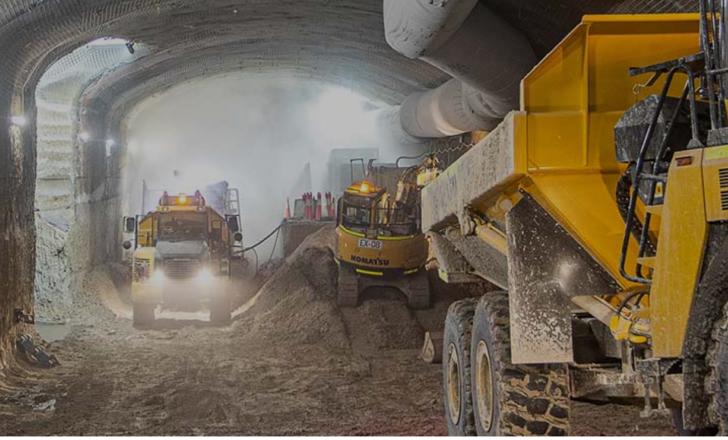 Underground work for the M4-M5 Link, part of the WestConnex project (image courtesy WestConnex/Transurban)