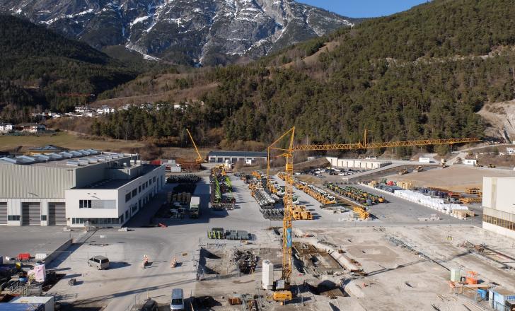 The new facility being built at Liebherr’s plant in Telfs, Austria is one of many new investments in the company’s capabilities – image courtesy of Mike Woof