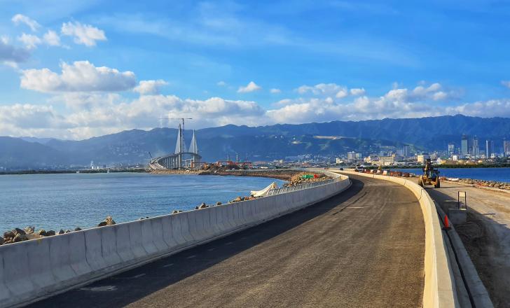 At 8.5km long, including its causeway, the Cebu-Cordova Link Expressway is the longest bridge system in the Philippines (image courtesy Cowi)