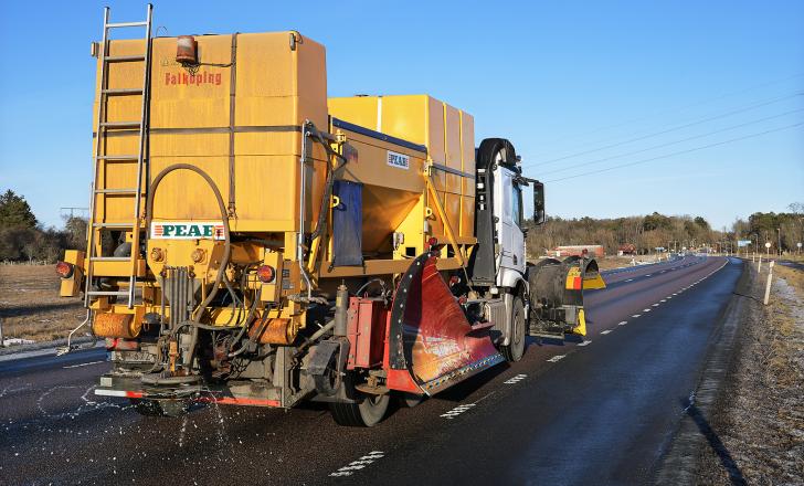Swedish recycling group Ragn-Sells could bring more environmentally-friendly-produced road salt to Scandinavia’s highways (image courtesy Peab)