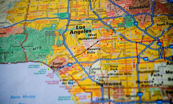 A new bus lane project in Los Angeles could help reduce the city’s chronic congestion – image courtesy of © Kevin Zimarik, Dreamstime.com