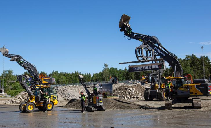 Volvo CE is benefiting from steady sales and announced its future plans at the recent Volvo Days event
