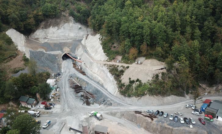 The Hranjen Tunnel is part of the Prača-Goražda expressway and consists of two bores, each 5.5km long (image courtesy JP Autoceste FBiH)