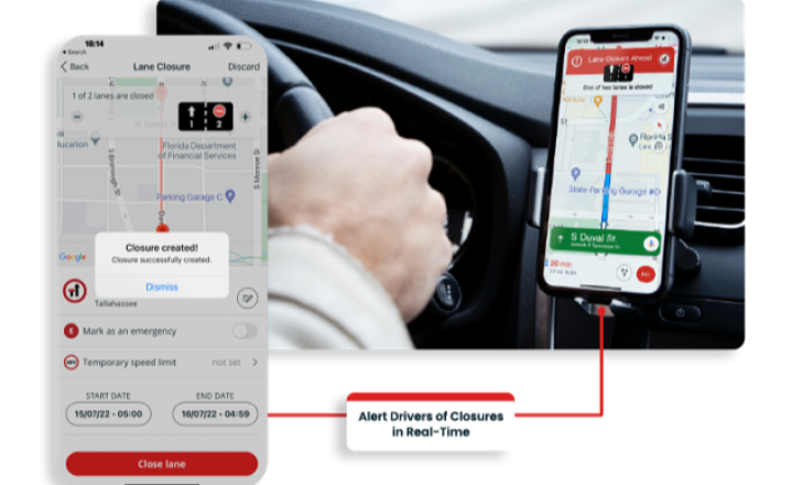 US drivers can count on timely and accurate work zone information through their preferred mapping app or device, according to one.network