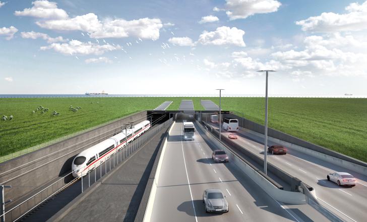 Doka has picked up the scaffolding, formwork and associated services contract for Northern Europe's largest infrastructure project, the immersed Fehmarnbelt Tunnel now under construction between Denmark and Germany (© Femern A/S)