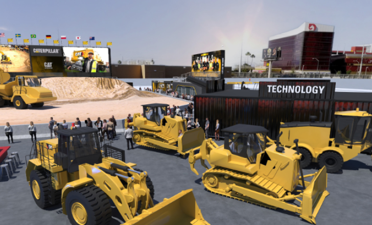 Caterpillar will have a massive presence at the upcoming CONEXPO-CON/AGG in Las Vegas