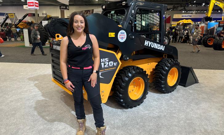 The Digger Girl at Conexpo 2023