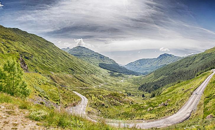 A new debris tunnel will keep drivers safe on an important route in Scotland – image courtesy of © Antony Mcaulay | Dreamstime.com