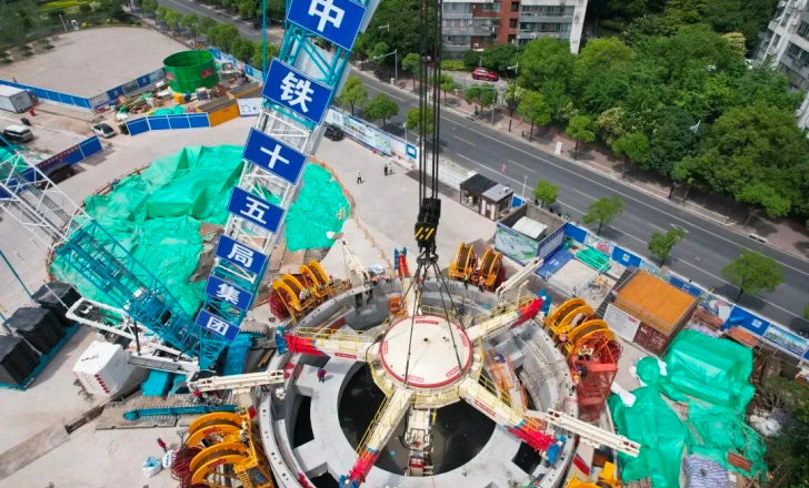 An SBM built by CRCHI is breaking construction records in Shanghai