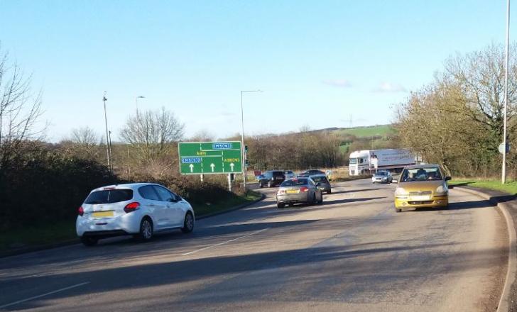 Improvements to come for the A38 near Bromsgrove (image courtesy Worcestershire County Council)